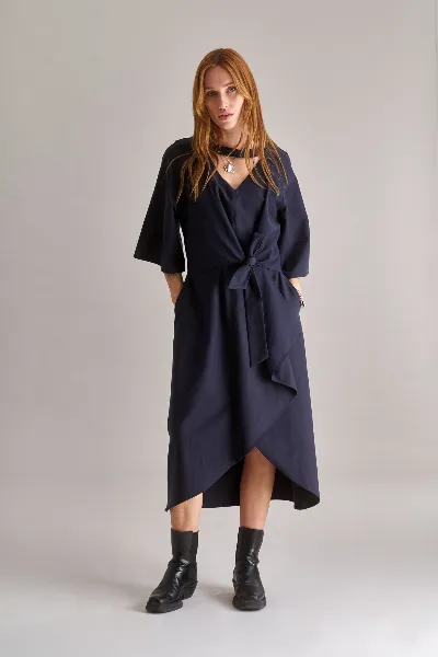 KOMODO KOMODO Damen vegan Kleid Vivienne Navy