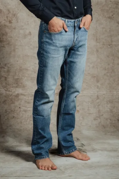 Kuyichi Kuyichi Herren vegan Jeans Nick Straight College Indigo