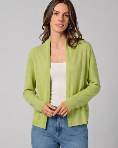 HempAge HempAge Damen-Cardigan mit Schalkragen Hanf/Biobaumwolle
