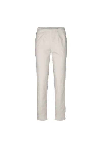 LAURIE LAURIE Damen vegan Hose Betty Regular Sl Grau Sand