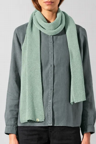 HempAge Hempage Damen vegan Schal Einfarbig Menta
