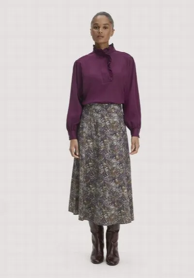 hessnatur hessnatur Rock Midi aus TENCEL Lyocell- und LENZING ECOVERO Viskose