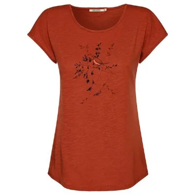 GreenBomb GREENBOMB Print T-Shirt Animal Bird Branch