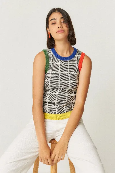SKFK SKFK Damen vegan T-Shirt Baia Mehrfarbig