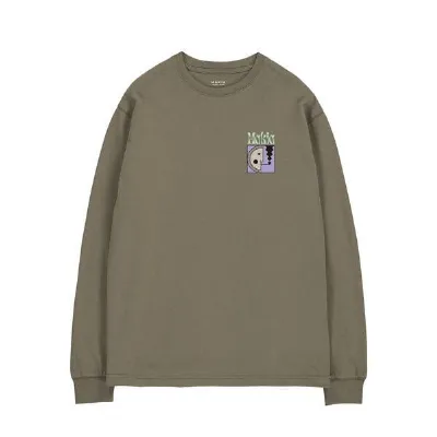Makia Makia Longsleeve für Männer Crescent - Dark Olive