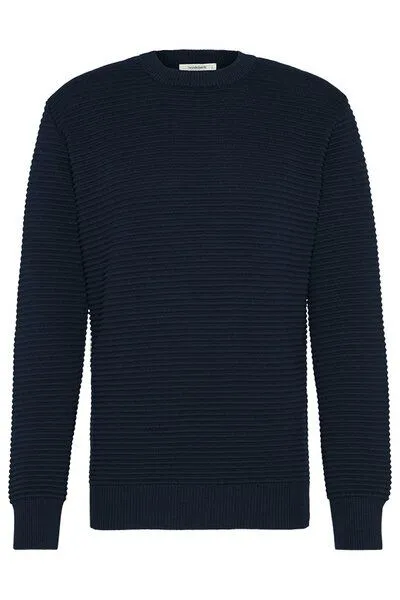 Wunderwerk Wunderwerk Herren Strick Pullover aus Bio Baumwolle Crewknit crossrib male