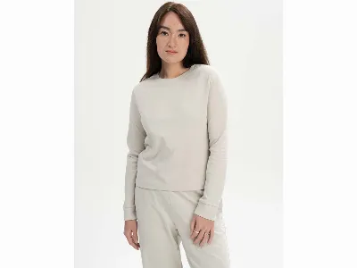 MELA MELA Bio-Damen-Langarmshirt 'AASTHA' 260 g/m², birke,