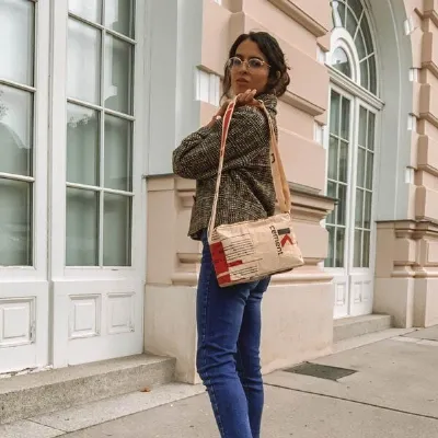 REFISHED fair fashion REFISHED fair fashion Tasche 'CROSS BODY' - upcycelte Zementsäcke