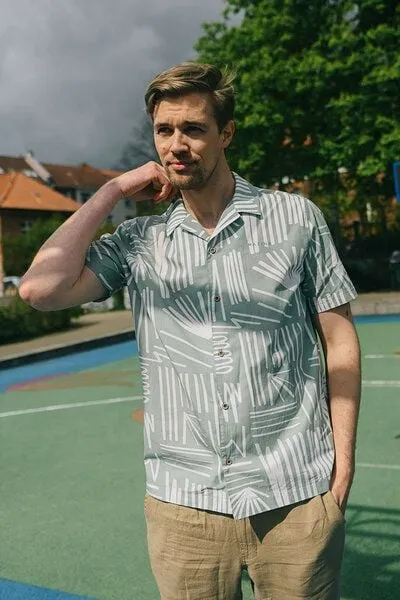 Mazine Mazine Lockeres Hemd - Honolulu Shirt - aus Biobaumwolle