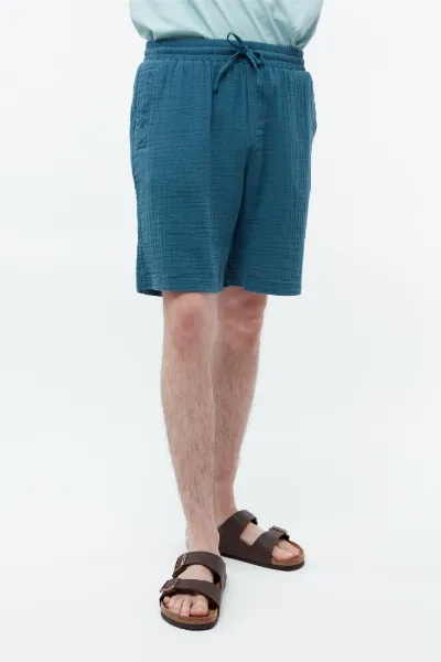 Givn Givn Herren vegan Shorts Muslin Pascal Basalt