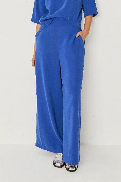 SKFK SKFK Damen vegan Hose Clodin Blau