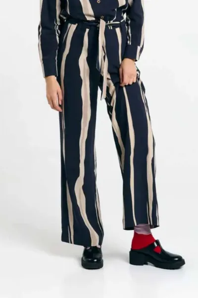SUITE13LAB SUITE13LAB Damen vegan Hose Eo Print Flysch