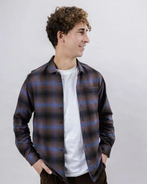 Brava Fabrics Brava Fabrics Pixel Check Overshirt