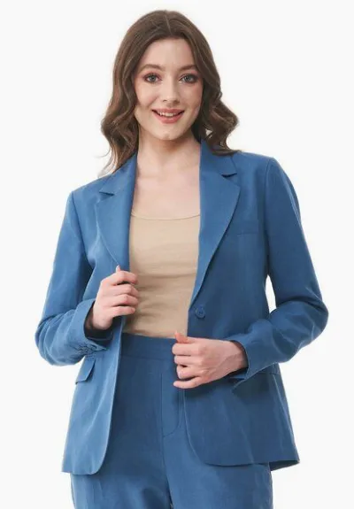ORGANICATION ORGANICATION Blazer aus TENCEL Lyocell und Leinen
