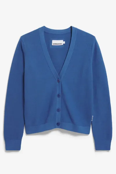 ARMEDANGELS ARMEDANGELS Damen vegan Strickjacke Menaal Dark Morning Blue
