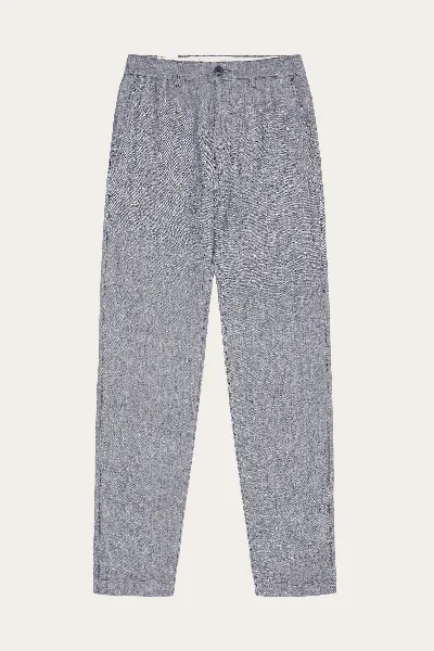 KnowledgeCotton Apparel KnowledgeCotton Apparel Herren vegan Hose Leinen Chuck Regular Vintage Indigo
