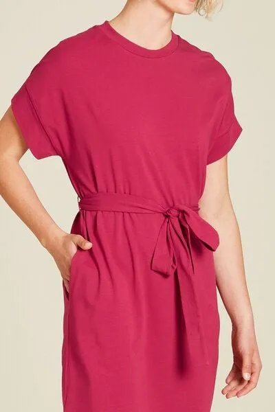 TRANQUILLO TRANQUILLO Tailliertes Minikleid Biobaumwolle (S25E04)