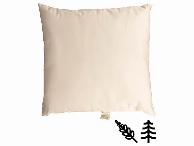 mudis mudis Kopfkissen 40 x 40 cm Hirseschalen/Zirbenholz