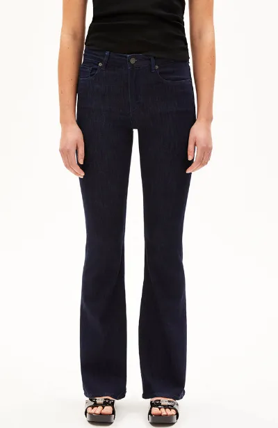 ARMEDANGELS ARMEDANGELS Damen vegan Jeans Flare Anamaa Dunkelblau