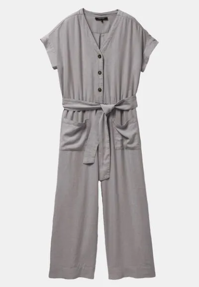 recolution Damen Jumpsuit aus Leinen und LENZING ECOVERO Viskose Mix - DIANELLA - recolution