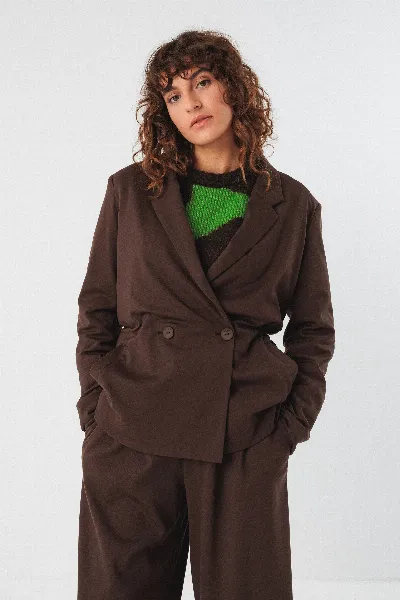 SKFK SKFK Damen vegan Blazer Iratz Braun