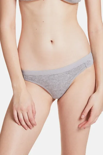 VATTER VATTER Damen vegan 3er-Pack Slips Little Lucy Grau