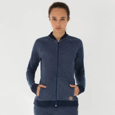 TAO Sportswear TAO Sportswear Taillierte Damen Bio-Baumwolljacke FRITZI mit Stehkragen