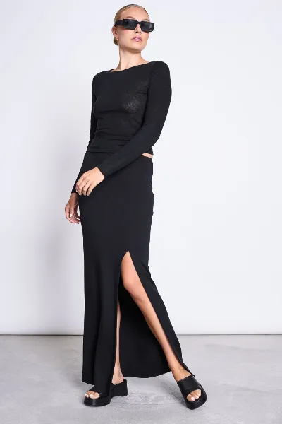 JAN N JUNE JAN 'N JUNE Damen vegan Maxirock Lusta
