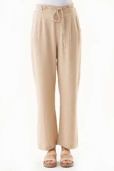 ORGANICATION ORGANICATION Damen vegan Hose Natur Sand