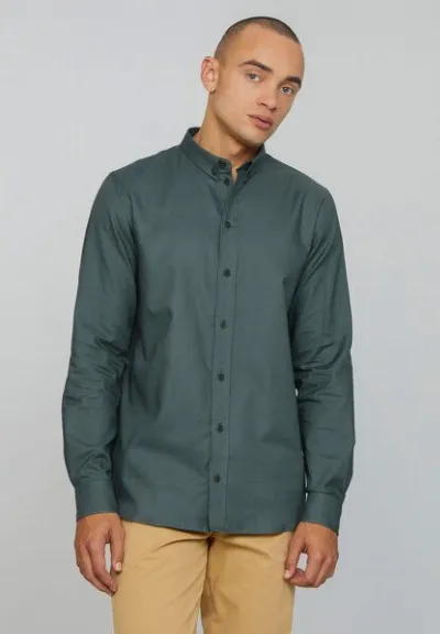 recolution Herren Oxford Hemd aus Bio-Baumwolle - COLEUS - recolution