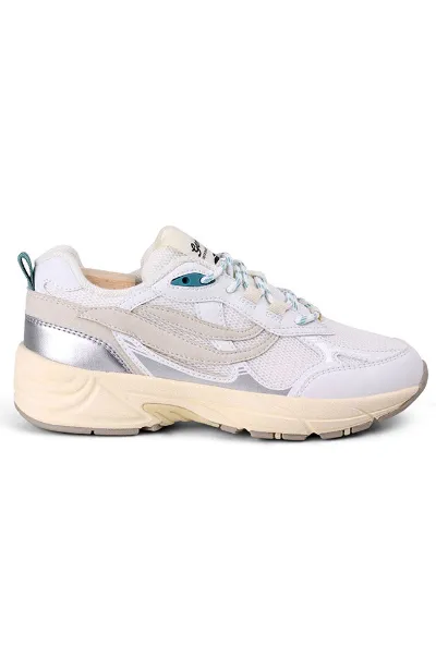 Genesis Genesis Damen vegan Sneaker G-Eco 99 Grau/WeiÃŸ/Silber