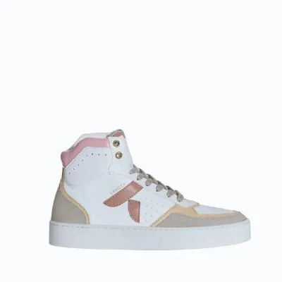 Ashoka Paris Ashoka Paris Mateo High-Top Sneaker Rosa Trio, Biobasiert & Recycelt
