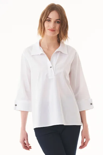 ORGANICATION ORGANICATION Damen vegan Bluse Bio-Baumwolle