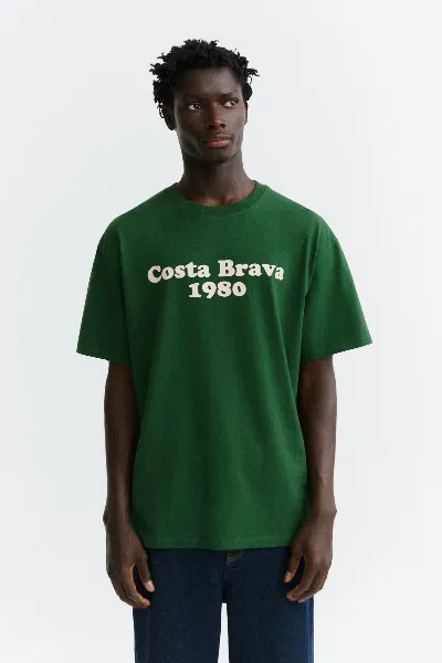 thinking mu Thinking MU Herren vegan T-Shirt Aaron Costa Brava Dunkel