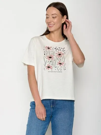 GreenBomb GREENBOMB No Rain Nova - Kastiges T-Shirt aus Bio-Baumwolle / hochwertiger Print / GOTS / Fair & Vegan