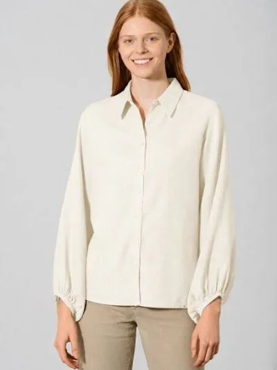 HempAge HempAge Modische Bluse Hanf/Biobaumwolle