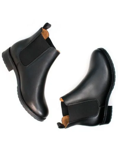Will's Vegan Shop Will's Vegan Shop Luxe Smart Chelsea-Stiefel Herren
