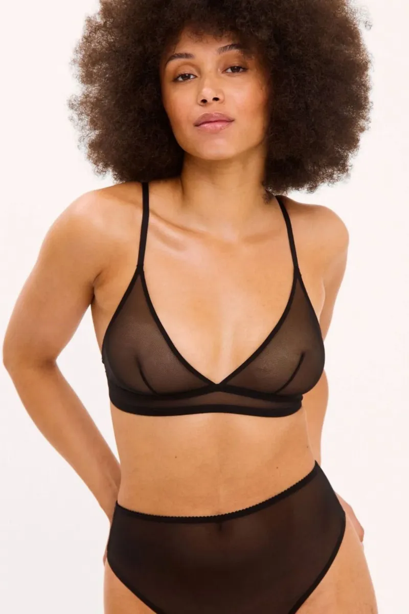Understatement Understatement Damen vegan Bralette Mesh Triangle