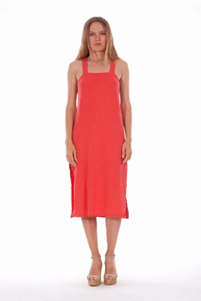 RAVENS VIEW IBIZA RAVENS VIEW IBIZA Damen vegan Kleid Miami Candy Red