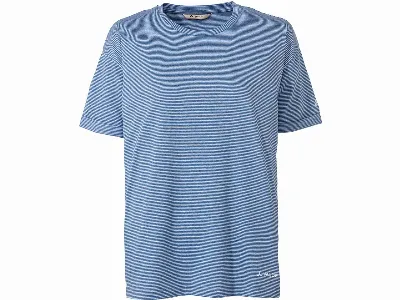 Vaude VAUDE Damen-T-Shirt 'Mineo Striped' mit Rundhalsausschnitt, ultramarine,