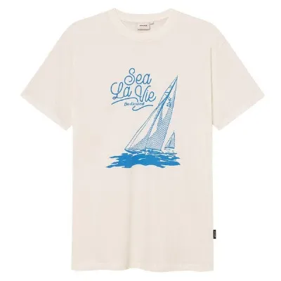 Dedicated DEDICATED T-Shirt Stockholm - Sea La Vie Boat - aus Bio-Baumwolle
