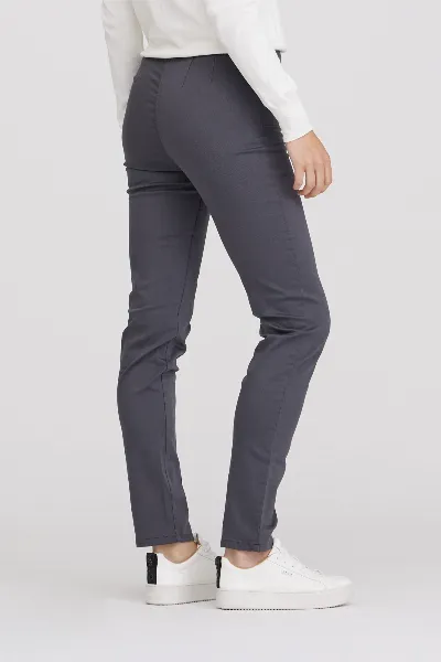 LAURIE LAURIE Damen vegan Hose Kelly Regular Ml Anthrazit