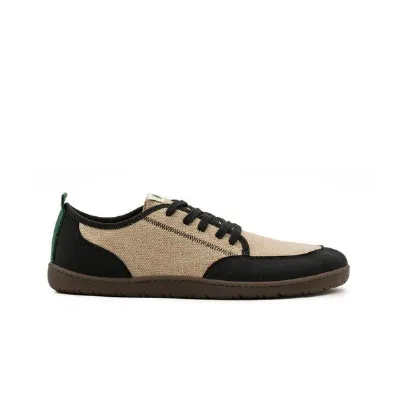 Vesica Piscis Footwear Vesica Piscis Footwear CLAXTON vegan barefoot black-linen