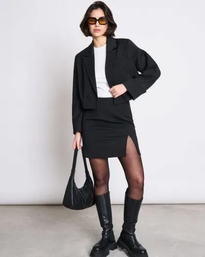 JAN N JUNE JAN N JUNE Cropped Blazer TULIA