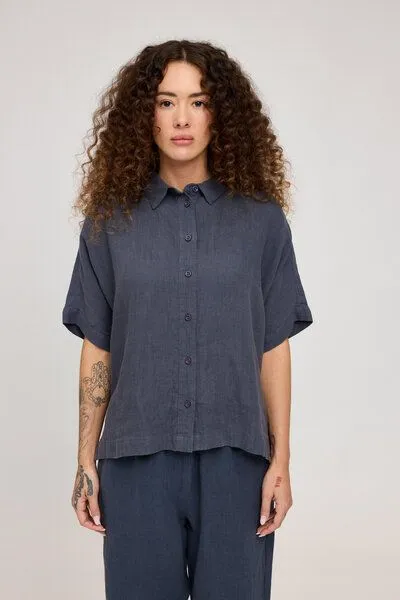 Mazine Mazine Kurzarm-Bluse