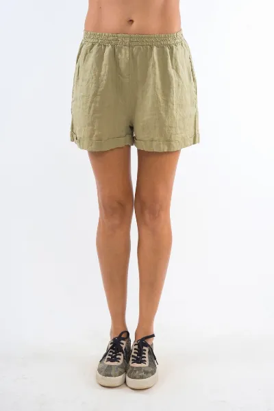 RAVENS VIEW IBIZA RAVENS VIEW IBIZA Damen vegan Shorts Creta Dunkel Aloe