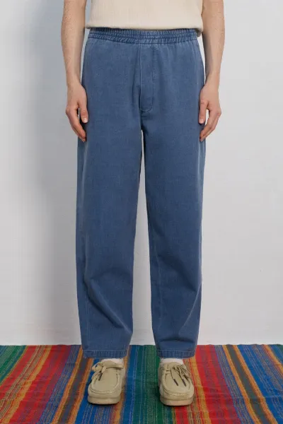 Rotholz Rotholz Damen vegan Hose Blue Denim