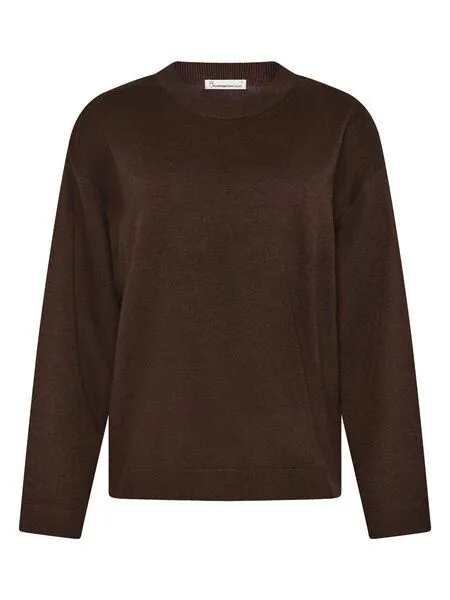 KnowledgeCotton Apparel KnowledgeCotton Apparel Lockerer Pullover aus leichtem Bio-Baumwollmix
