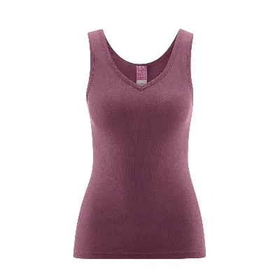 Living Crafts LIVING CRAFTS - Damen V-Neck-Trägertop - Rot