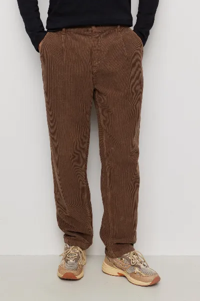 recolution Recolution Herren vegan Hose Aus Eichen-Cord, Kaffeefarben